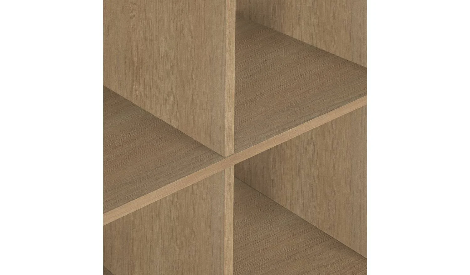 Squares Plus 4 Cube Storage Unit Dark Oak Modular Organiser Shelf Furniture - Image 5