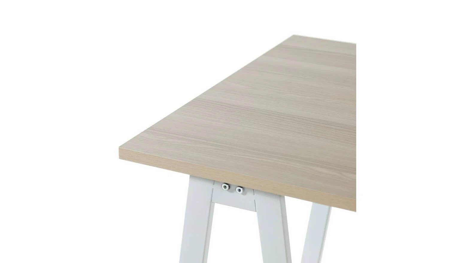 Habitat Trestle Table Office Desk - White - Image 4