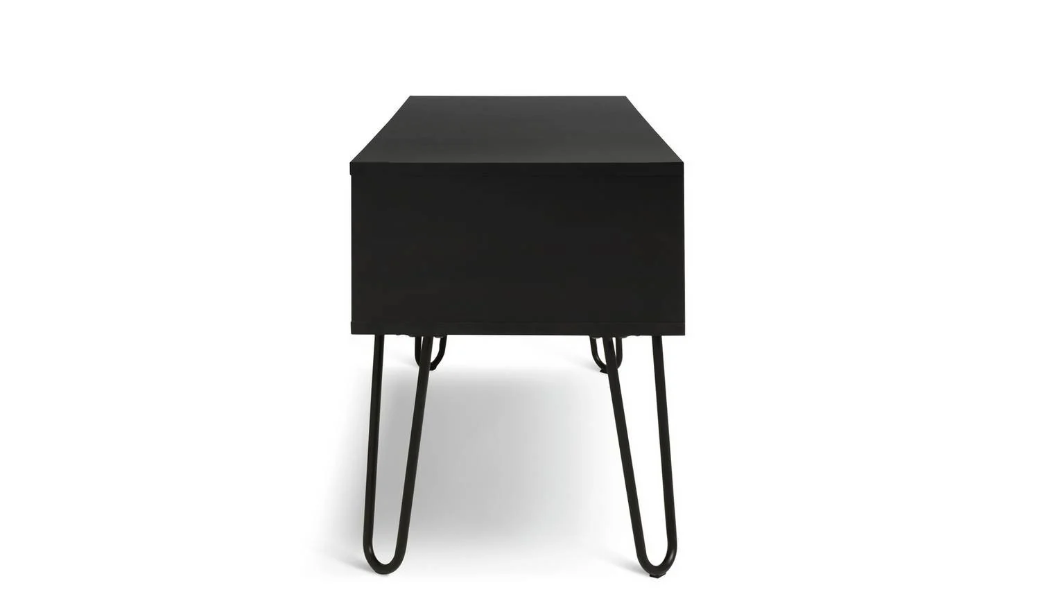 Tyler TV Unit Black Media Stand Storage Cabinet Living Room Furniture - Image 5