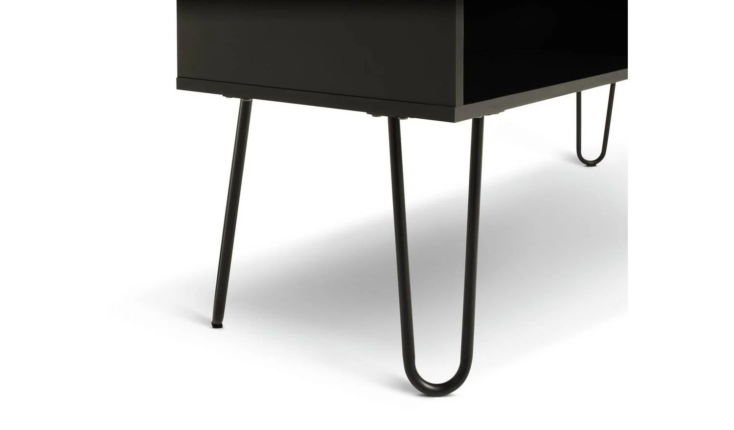 Tyler TV Unit Black Media Stand Storage Cabinet Living Room Furniture - Image 7