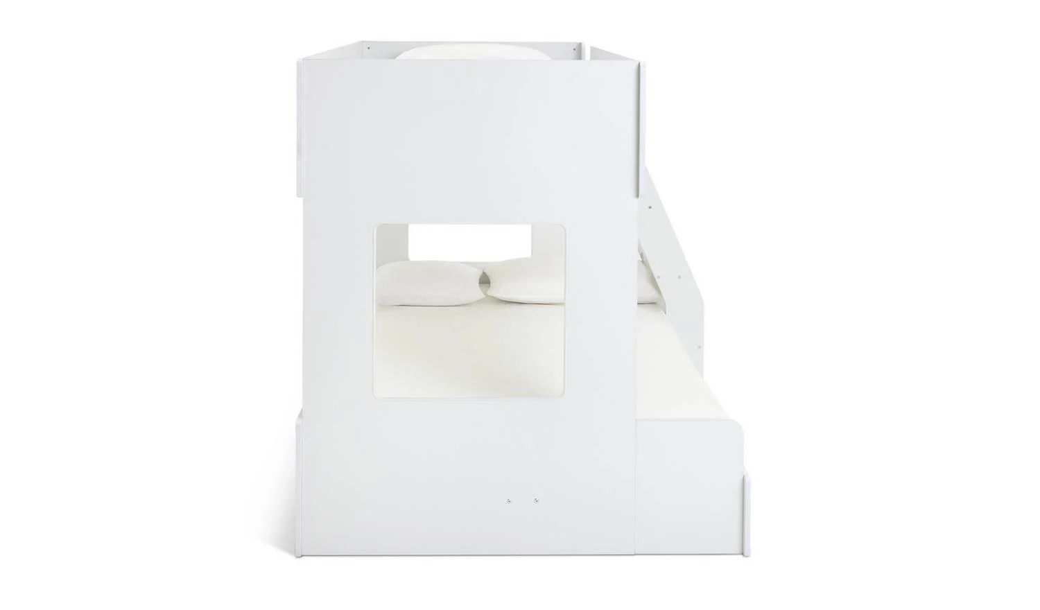 Ultimate Triple Double Single Bunk Bed White Kids Childrens Room - Image 5