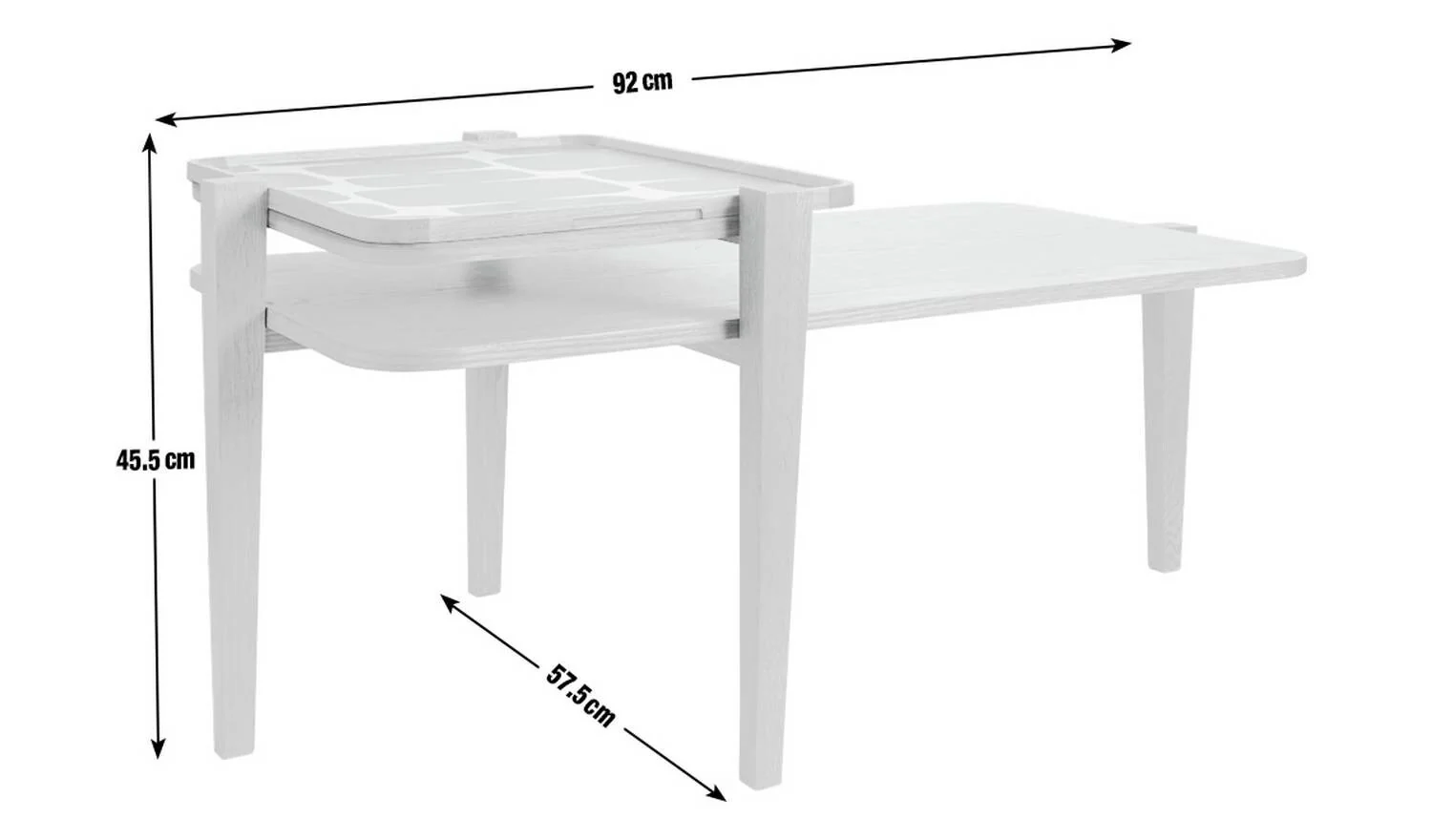 Lohko Coffee Table Natural Oak Modern Living Room Furniture - Image 8