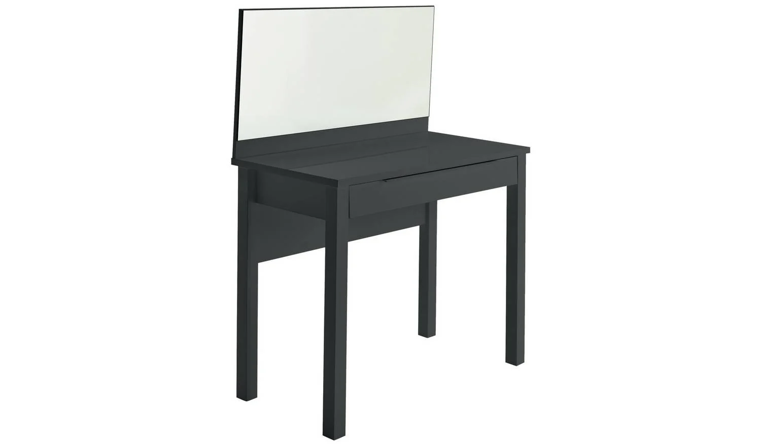 Hallingford 1 Drawer Dressing Table Anthracite Compact Design - Image 3
