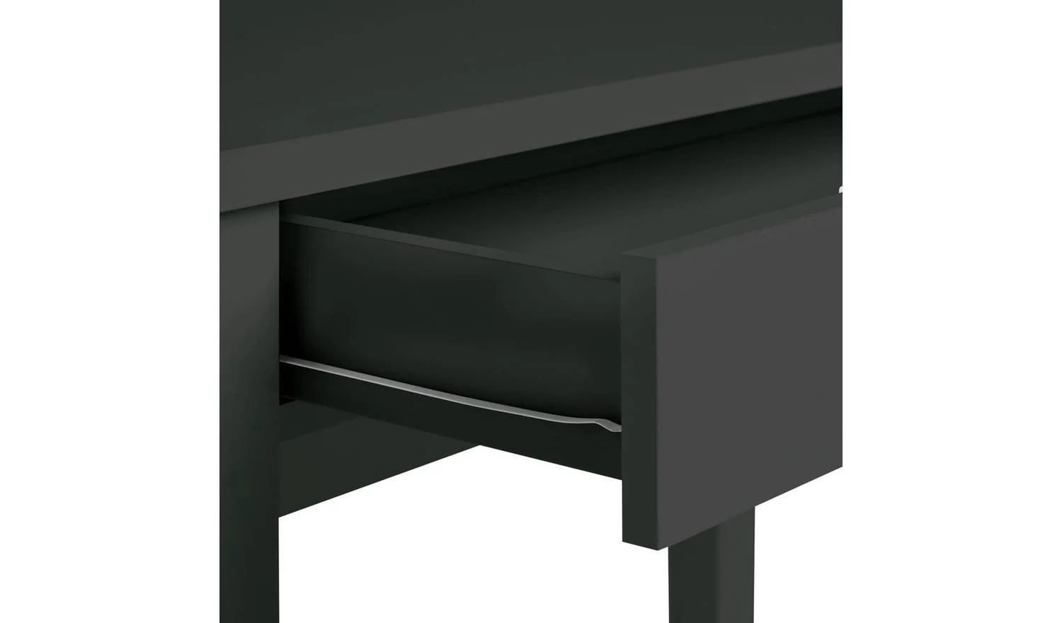 Hallingford 1 Drawer Dressing Table Anthracite Compact Design - Image 7