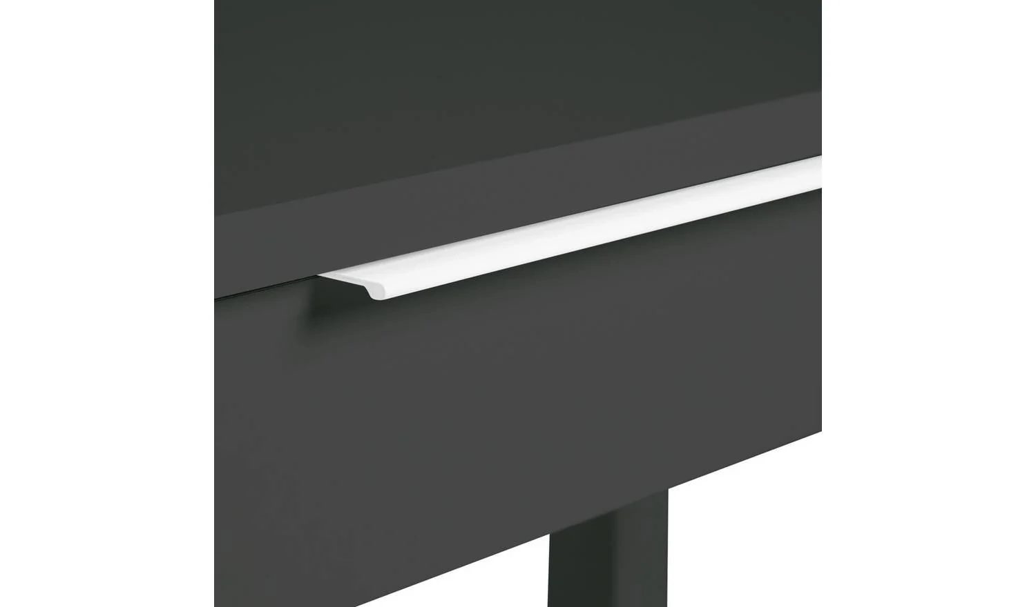 Hallingford 1 Drawer Dressing Table Anthracite Compact Design - Image 8