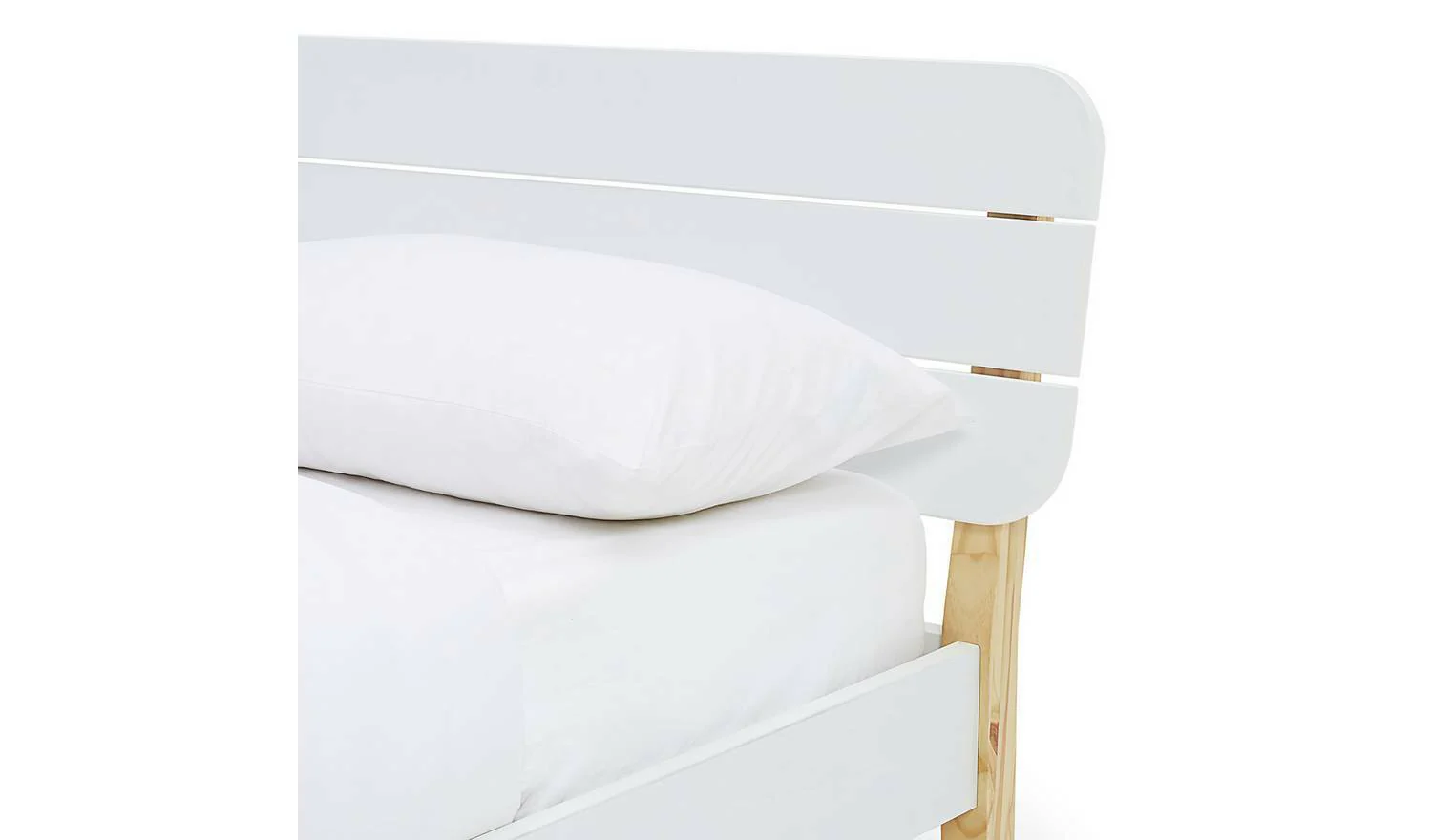 Hanna Single Bed Frame Two Tone Sturdy and Stylish Bedroom Furniture for Kids - Image 5