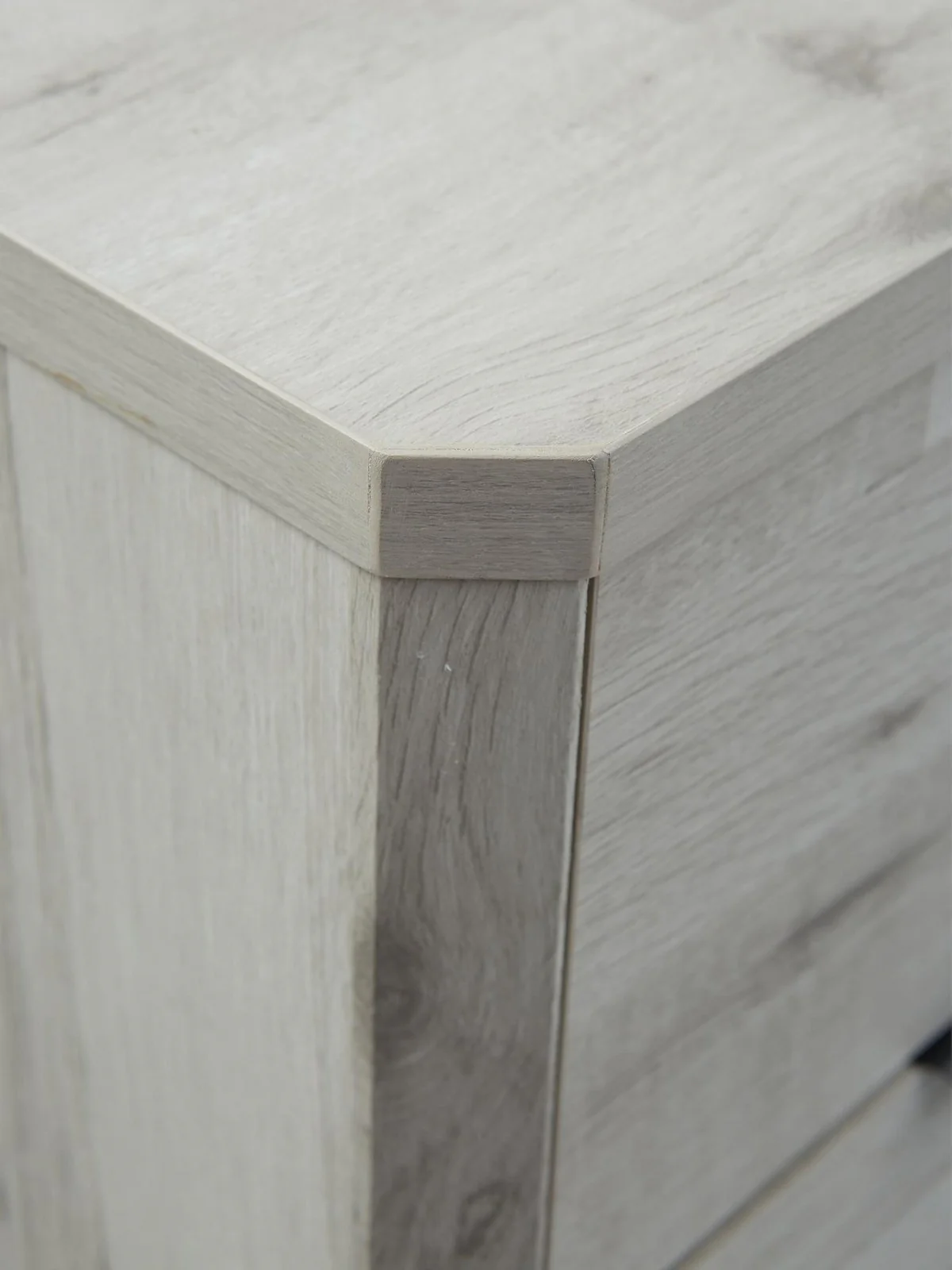 Harlem 2 Door 1 Drawer Wardrobe Grey Oak Effect Stylish Bedroom Storage - Image 5