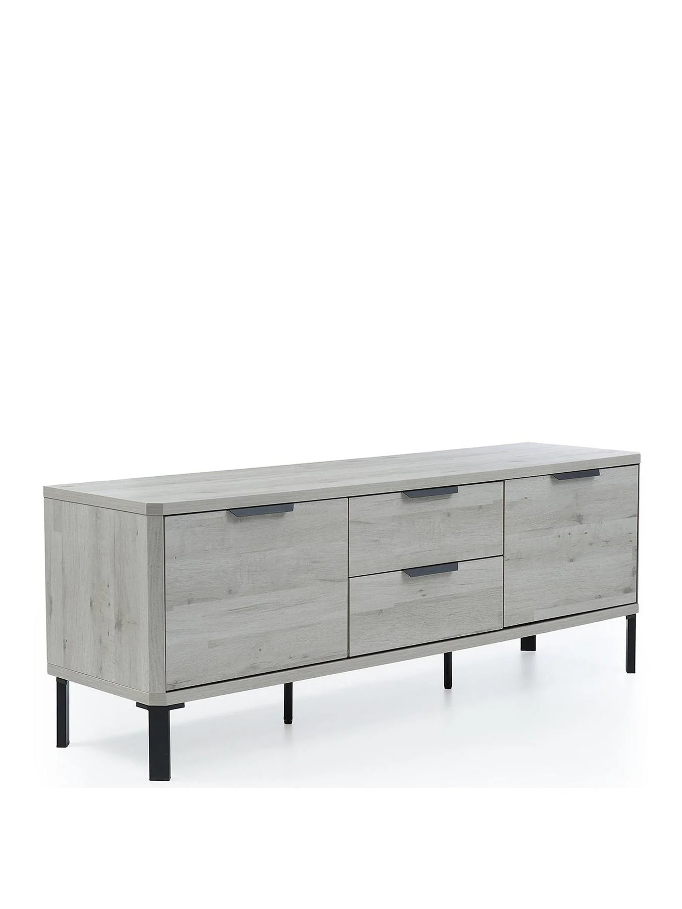 Harlem TV Unit - fits up to 58 inch TV Grey Oak Media Storage Cabinet - Image 2