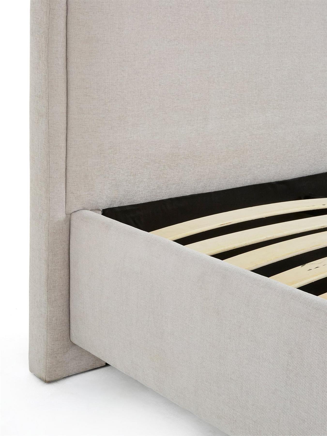 Harmony King Bed Frame Natural Easy Assembly Bedroom Furniture UK - Image 5