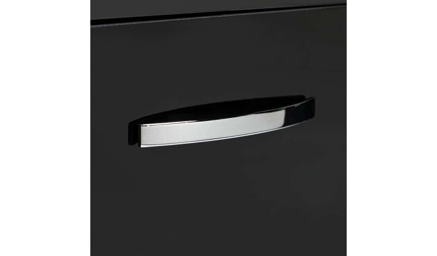 Hayward 2 Door TV Unit Black Gloss Media Storage Cabinet Modern Living - Image 8