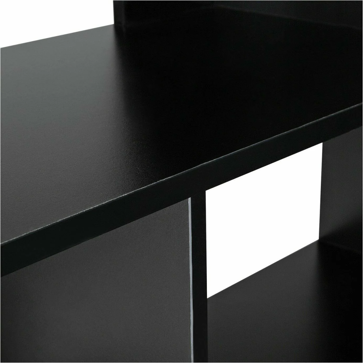 Hayward 5 Shelf Bookcase Black Gloss Modern and Stylish Storage Solution - Image 9