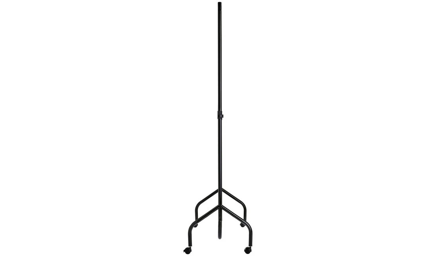 Heavy Duty 4 feet Clothes Rail Black Garment Rail Wardrobe Storage - Image 3