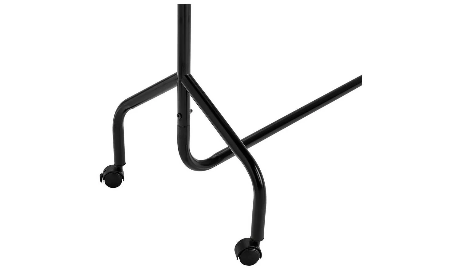 Heavy Duty 4 feet Clothes Rail Black Garment Rail Wardrobe Storage - Image 4