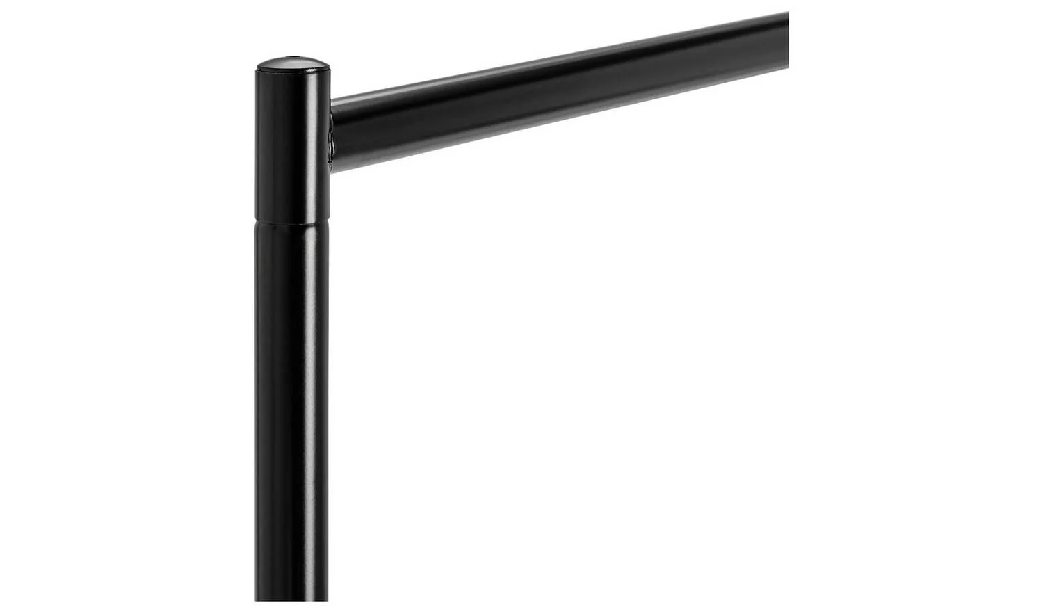 Heavy Duty 4 feet Clothes Rail Black Garment Rail Wardrobe Storage - Image 5