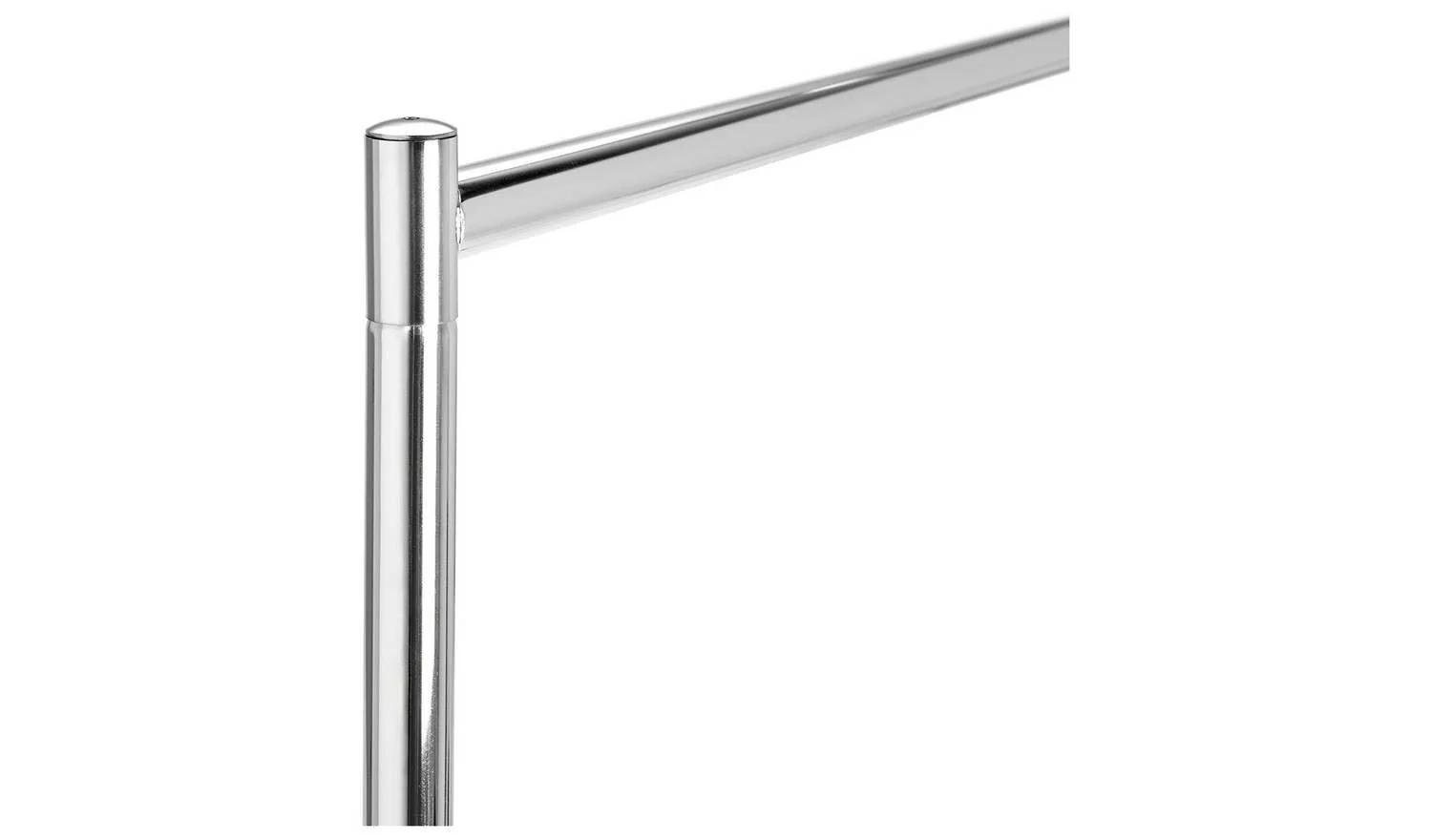 Heavy Duty 4 Feet Clothes Rail - Chrome - Image 6