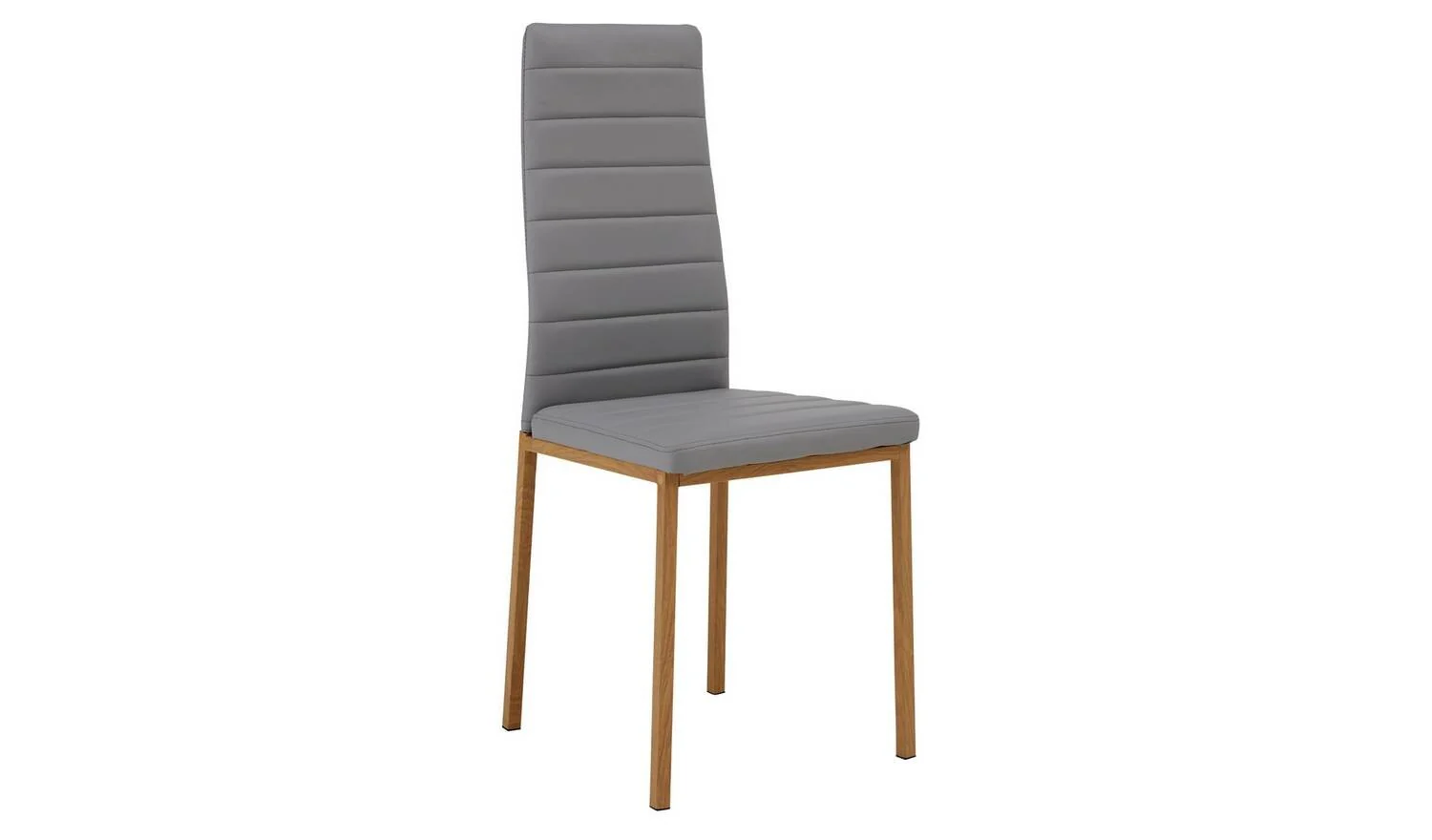 Helena Glass Dining Table & 4 Grey Chairs Contemporary Design Dining - Image 5