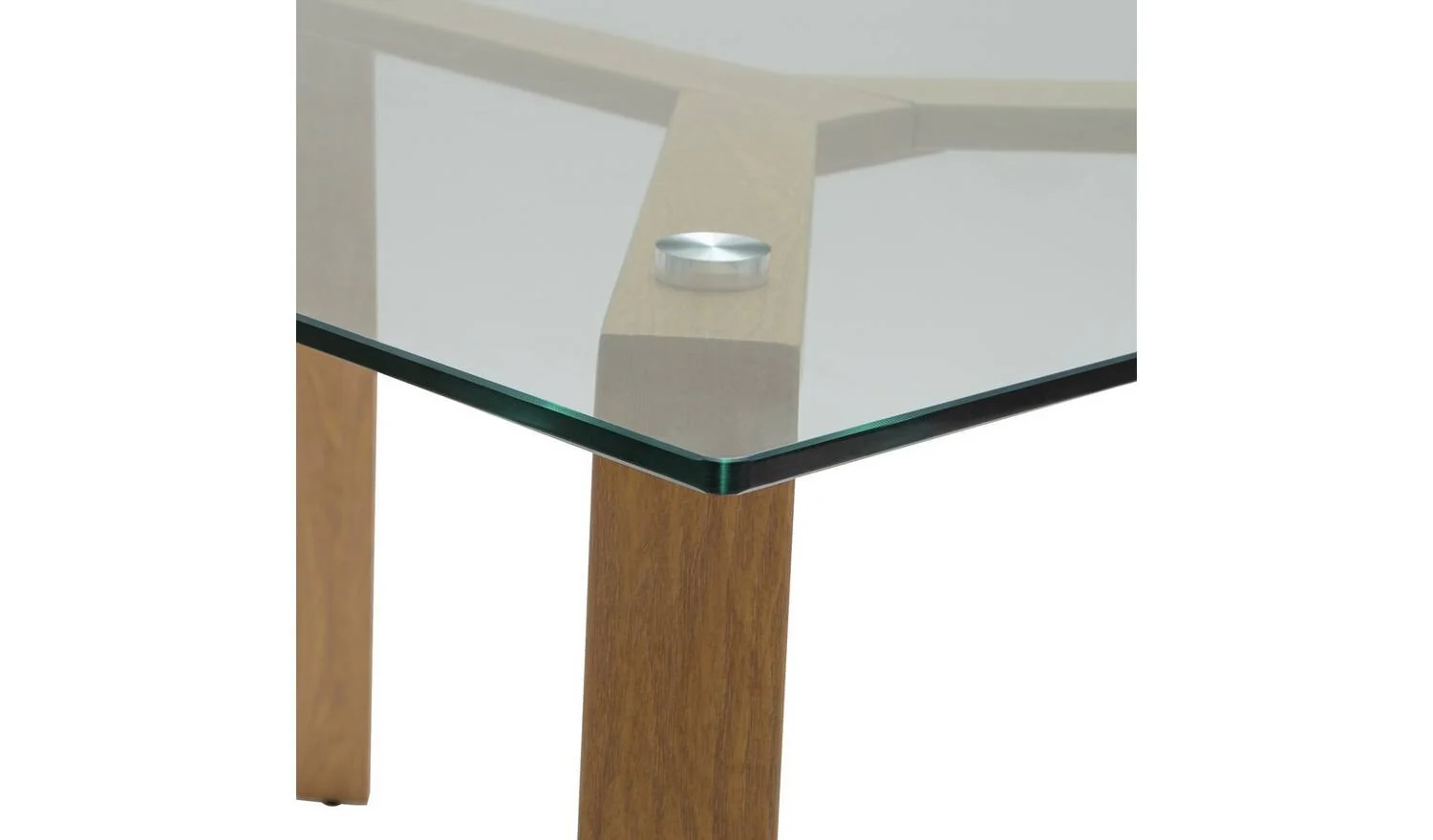 Helena Glass Dining Table & 4 Grey Chairs Contemporary Design Dining - Image 7