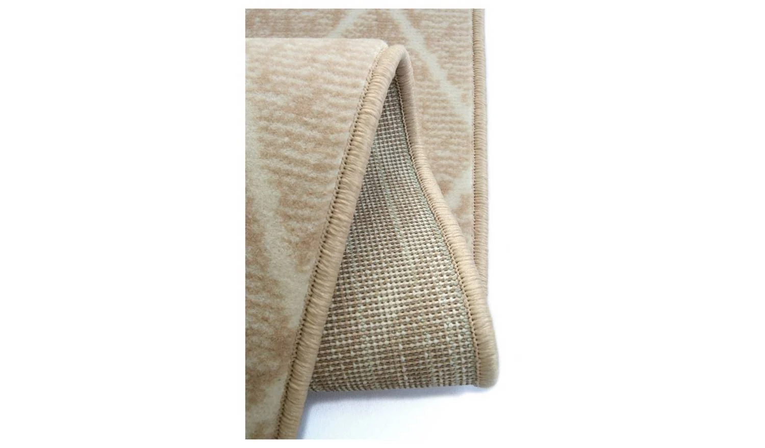 Homemaker Maestro Beige Cut Pile Rug 120x170cm Classic Home Decor Soft - Image 3