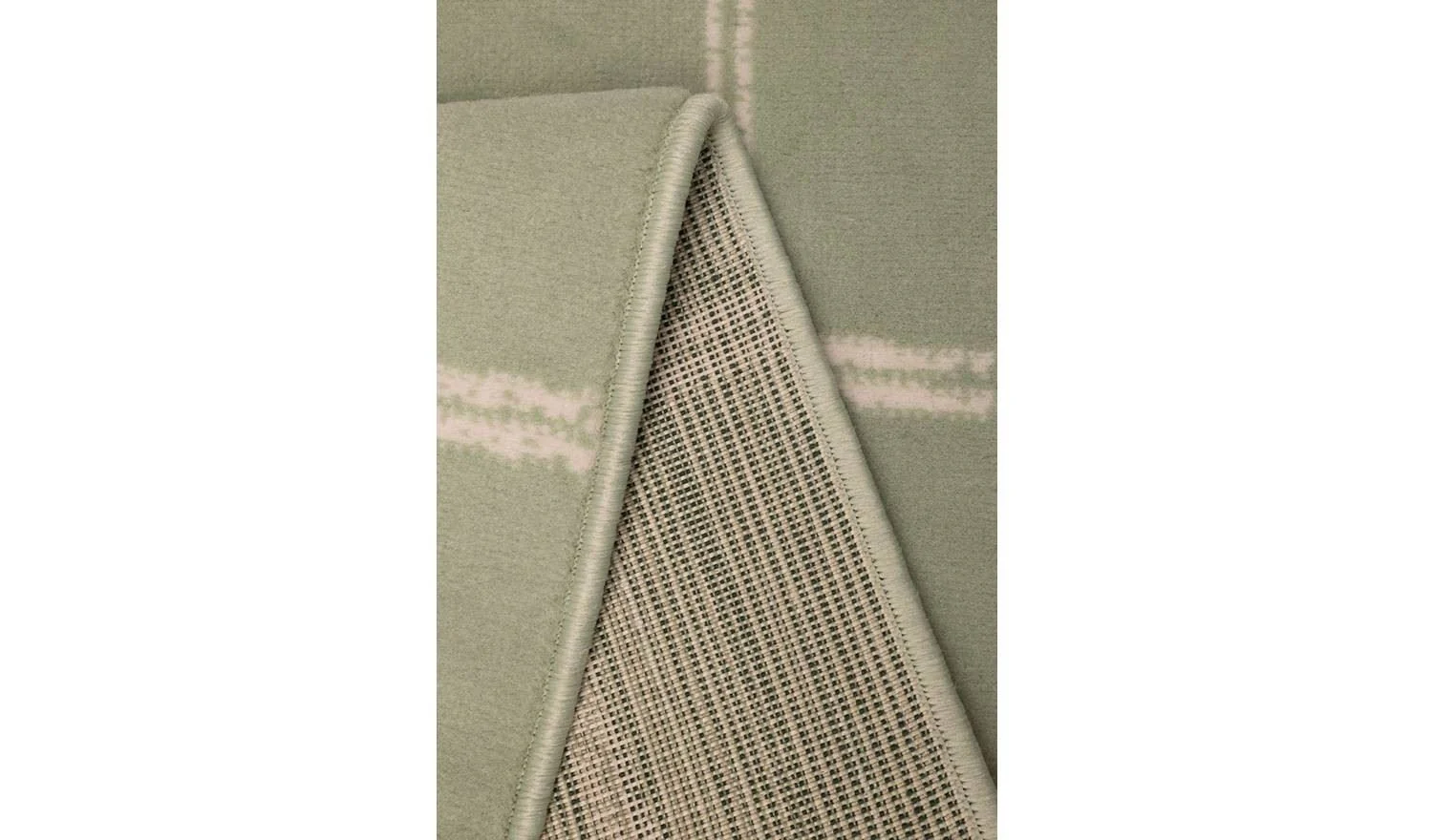 Homemaker Maestro Checks Green Cut Pile Rug 120x170cm Patterned Living Room - Image 3