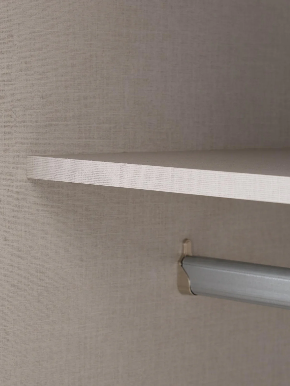 Houston 150cm 2 Sliding Door Wardrobe White Bedroom Storage Cabinet UK - Image 5