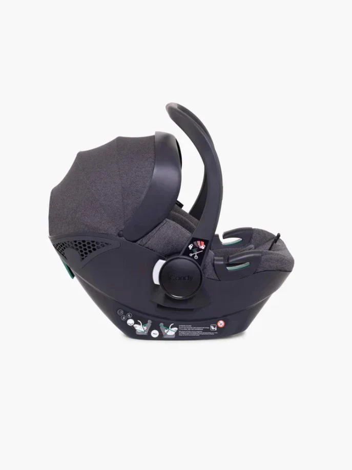 iCandy Cocoon Car Seat Dark Grey i-Size with Base Included Kids - Image 2