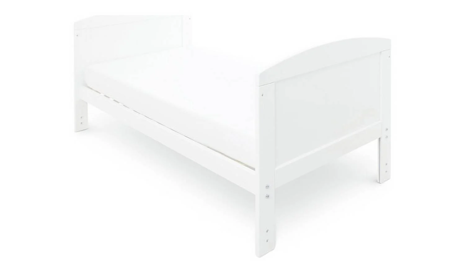 Ickle Bubba Coleby Classic Baby Cot Bed White Convertible Toddler - Image 4