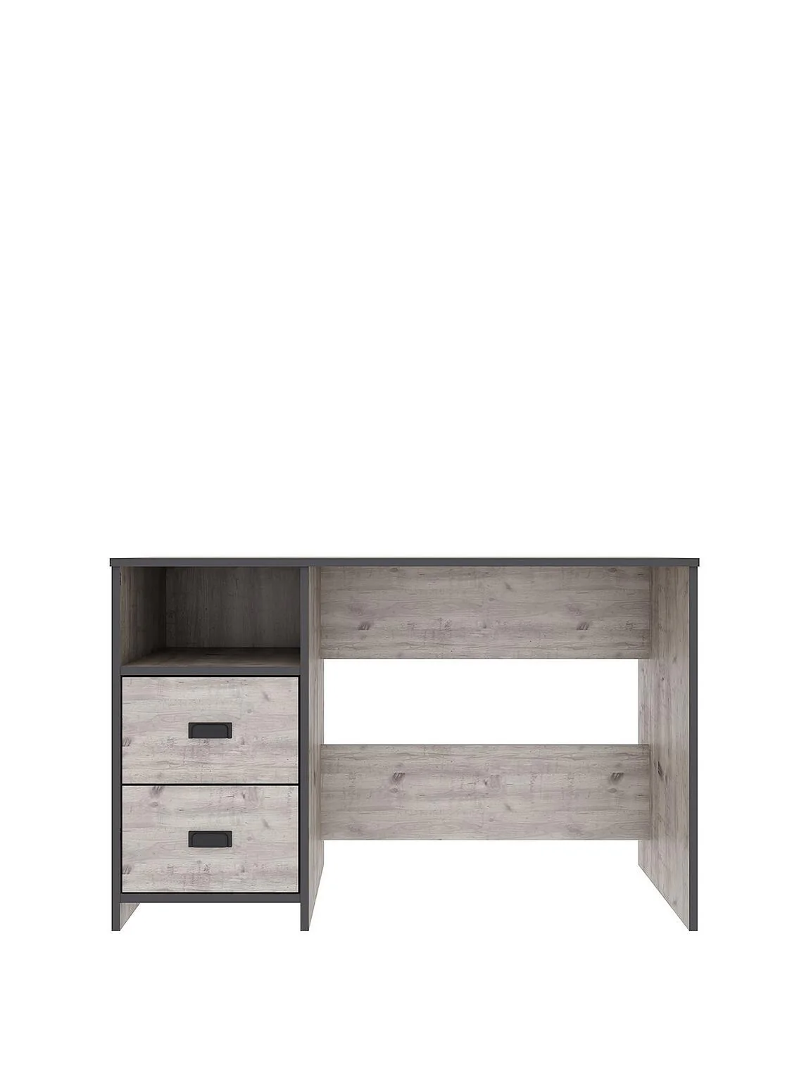 Jackson 4 Piece Package - Kids 2 Door 1 Drawer Wardrobe & Chest & Bedside & Desk - Image 3