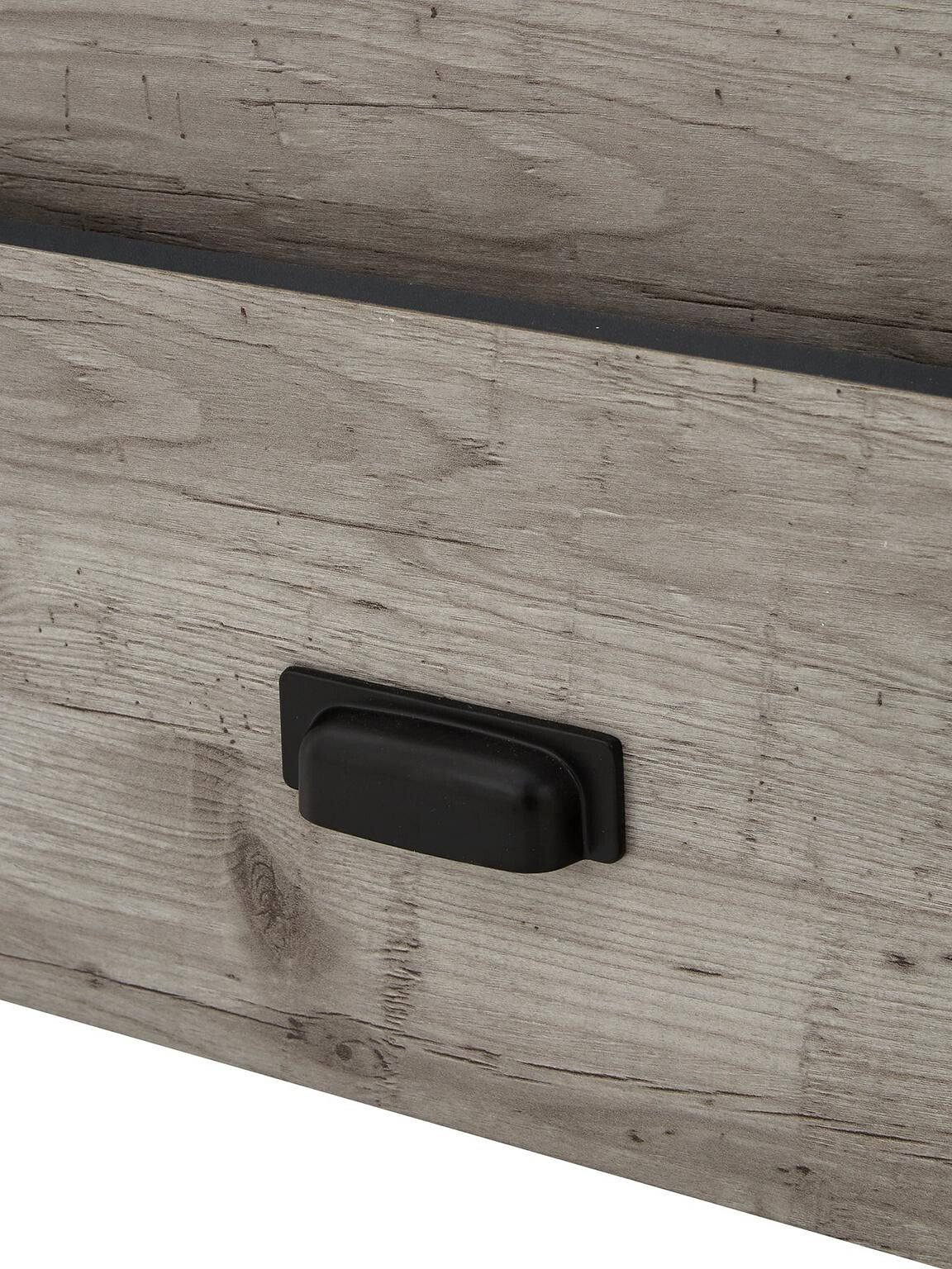 Jackson Single Storage Bed Weathered Grey Children Furniture Space-Saving - Image 4
