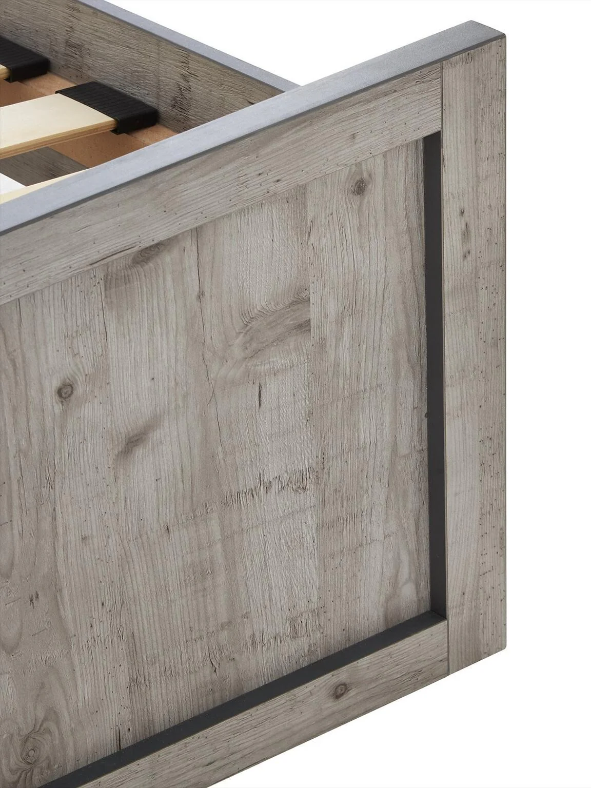 Jackson Single Storage Bed Weathered Grey Children Furniture Space-Saving - Image 5
