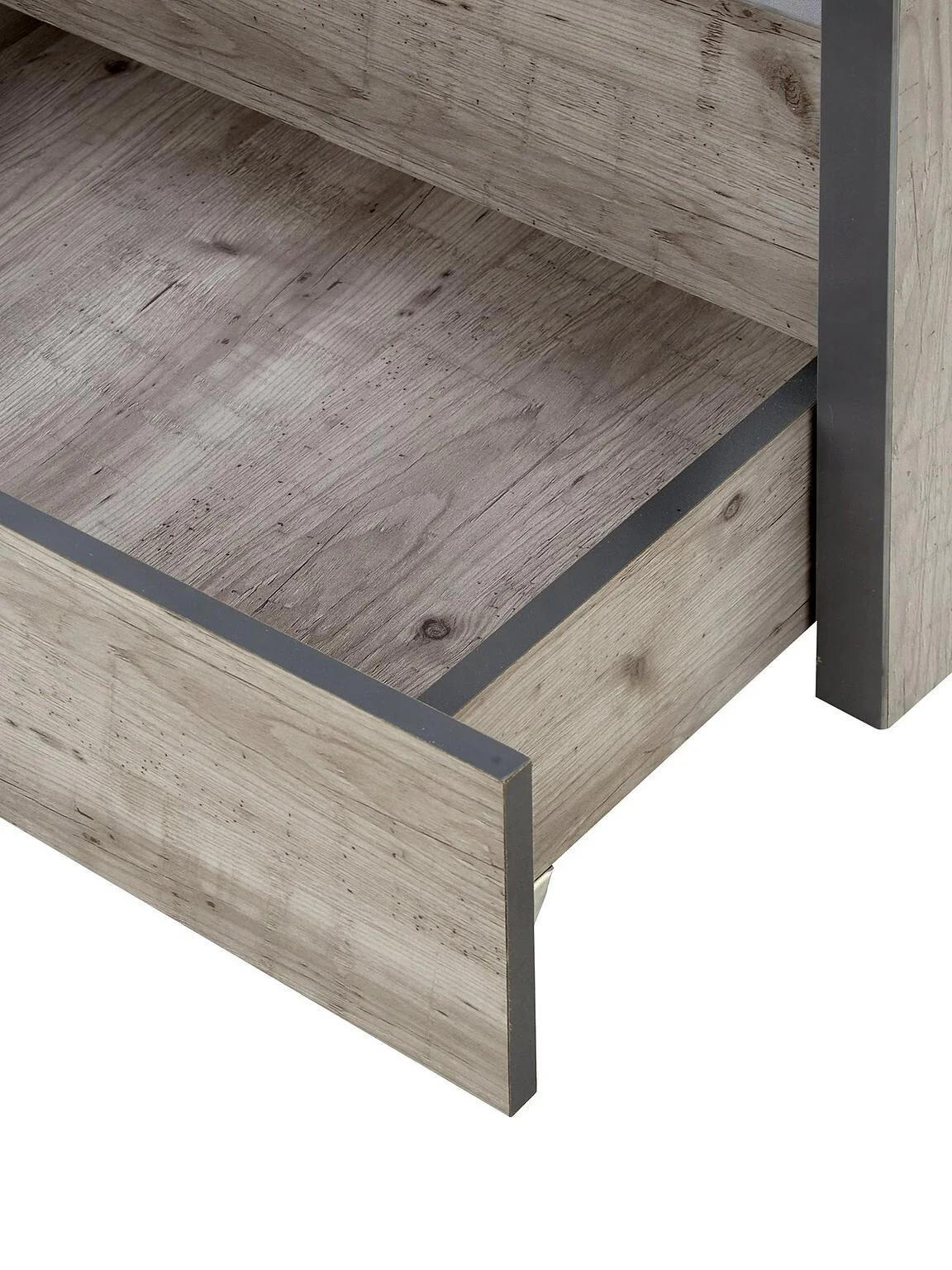 Jackson Single Storage Bed Weathered Grey Children Furniture Space-Saving - Image 6