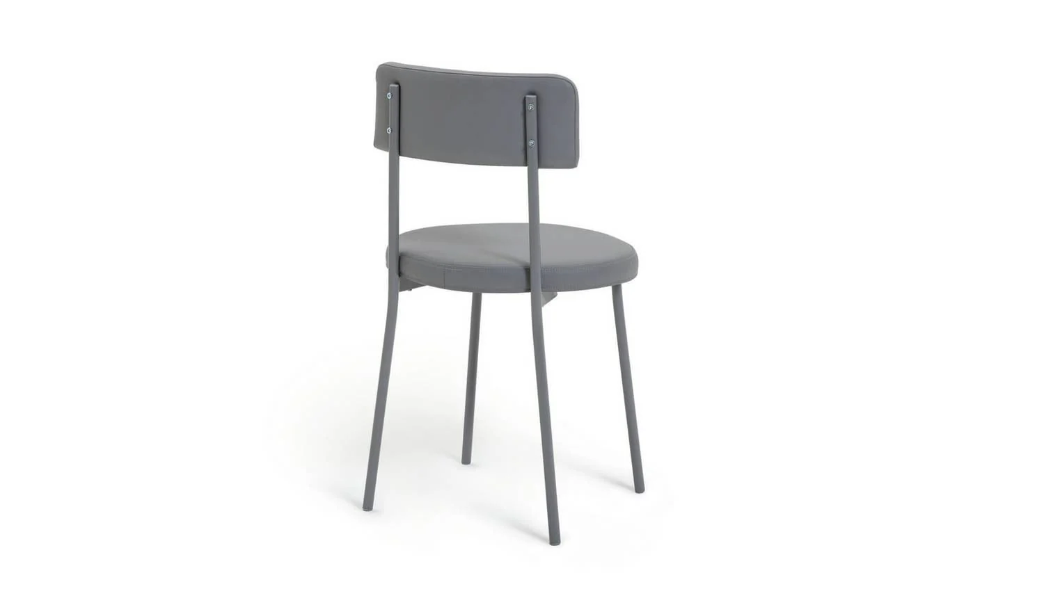 Jayla Metal Grey Dining Table & 4 Grey Chairs - Image 10