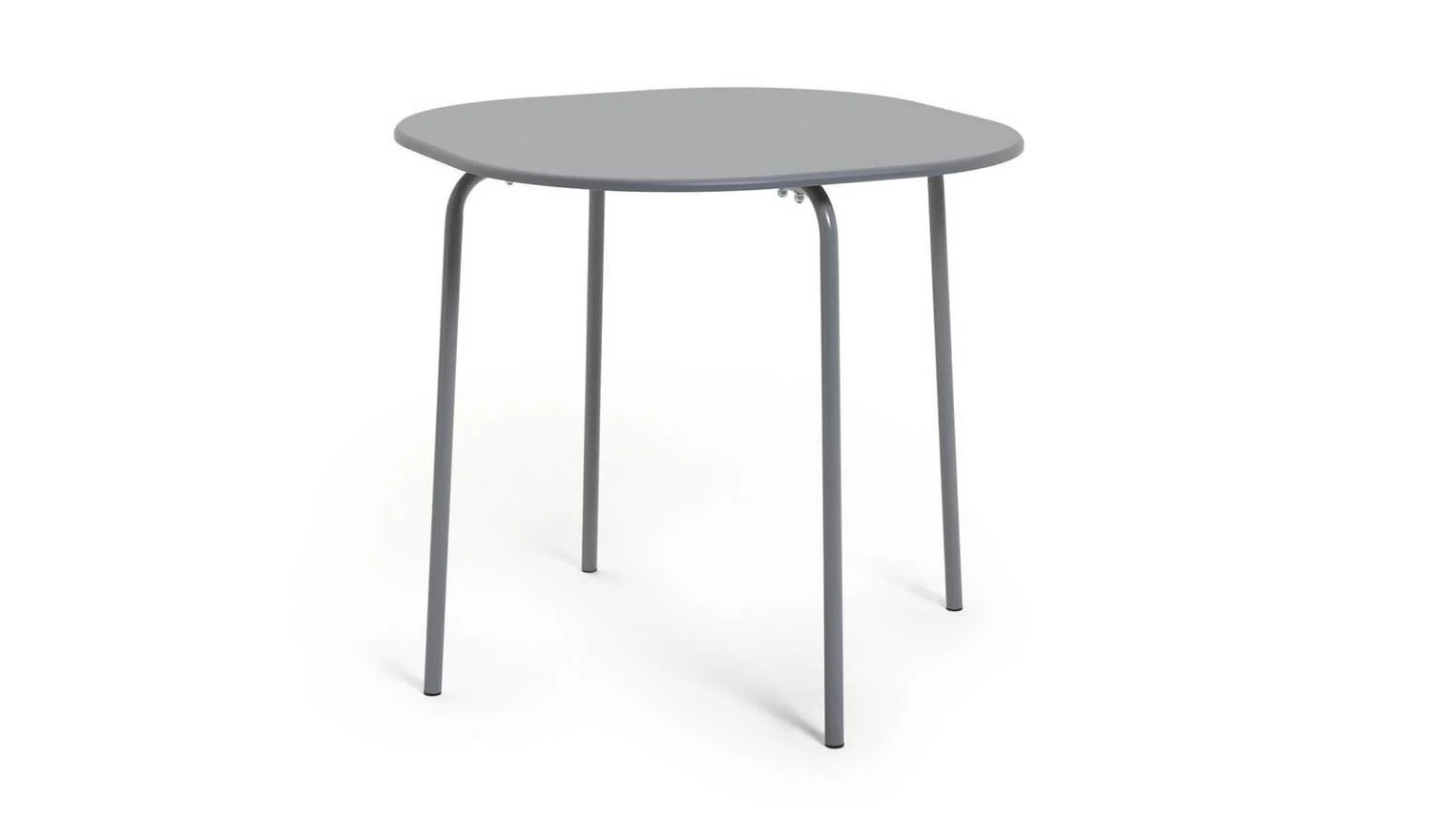 Jayla Metal Grey Dining Table & 4 Grey Chairs - Image 5