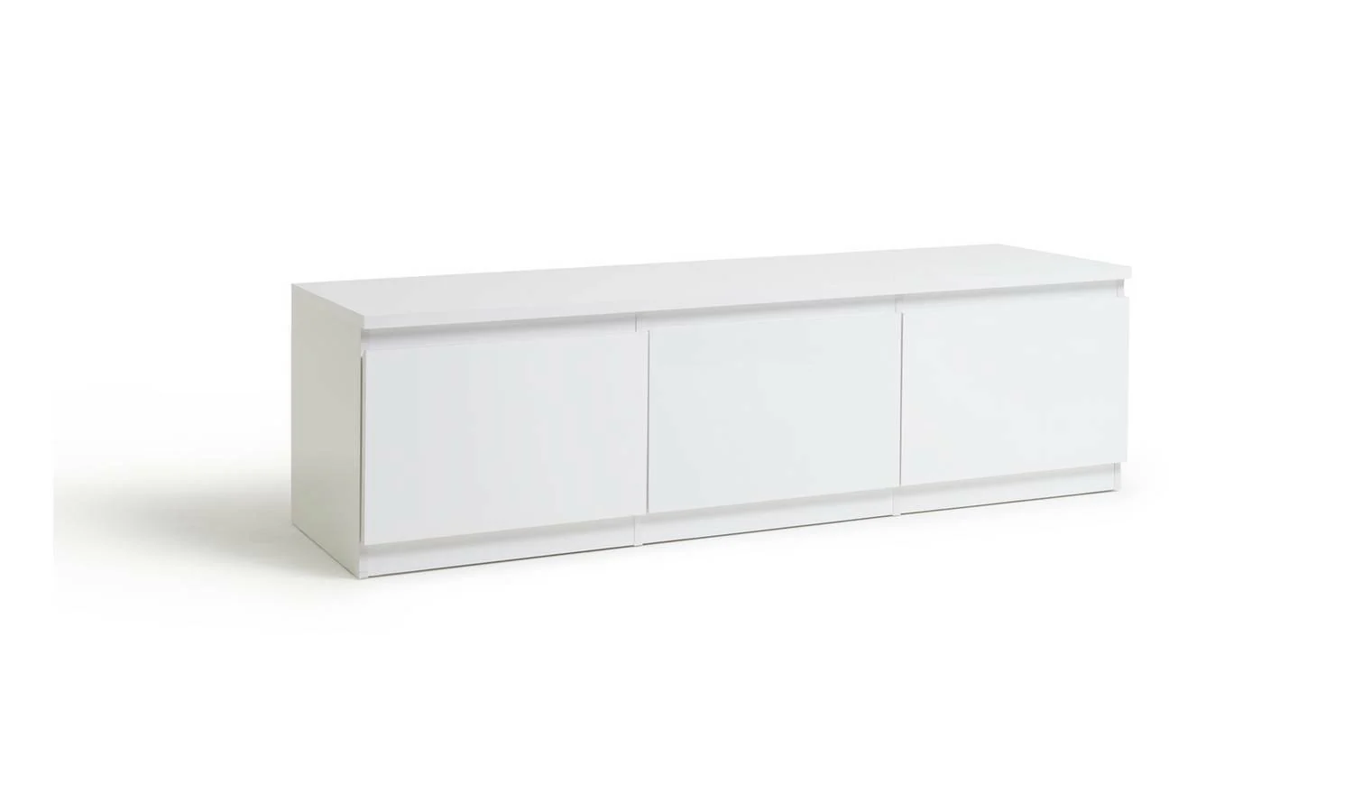 Jenson 1 Door 2 Drawer TV Unit White Modern and Functional Media Storage - Image 3