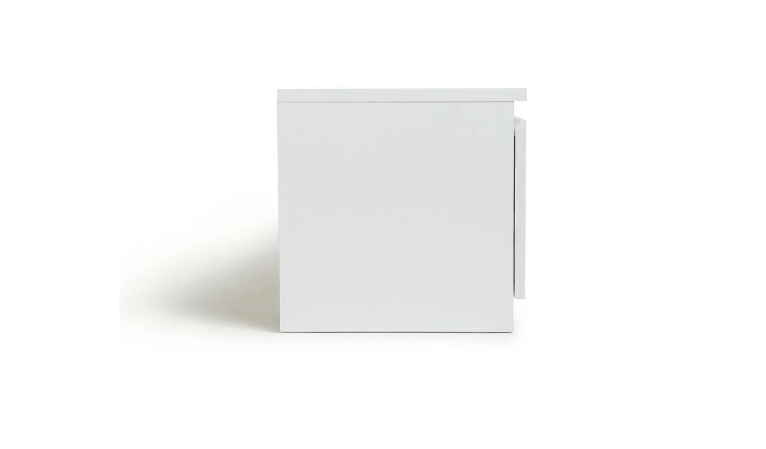 Jenson 1 Door 2 Drawer TV Unit White Modern and Functional Media Storage - Image 4