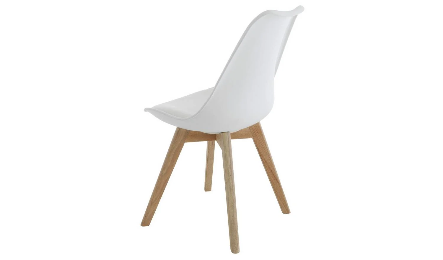 Jerry Pair of Dining Chair White Kitchen Breakfast Set Modern Furniture - Image 5