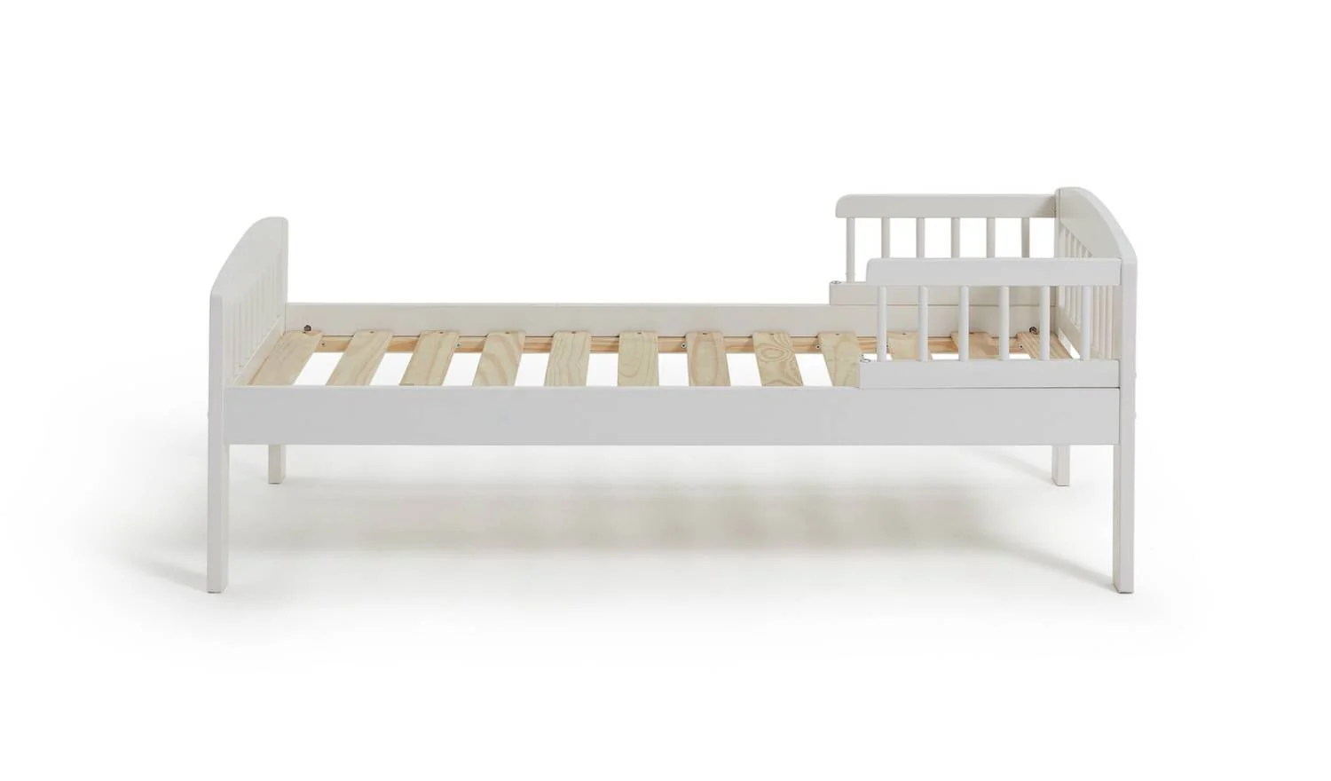 Jesse Toddler Bed Frame White Solid Wood Construction Durable - Image 3