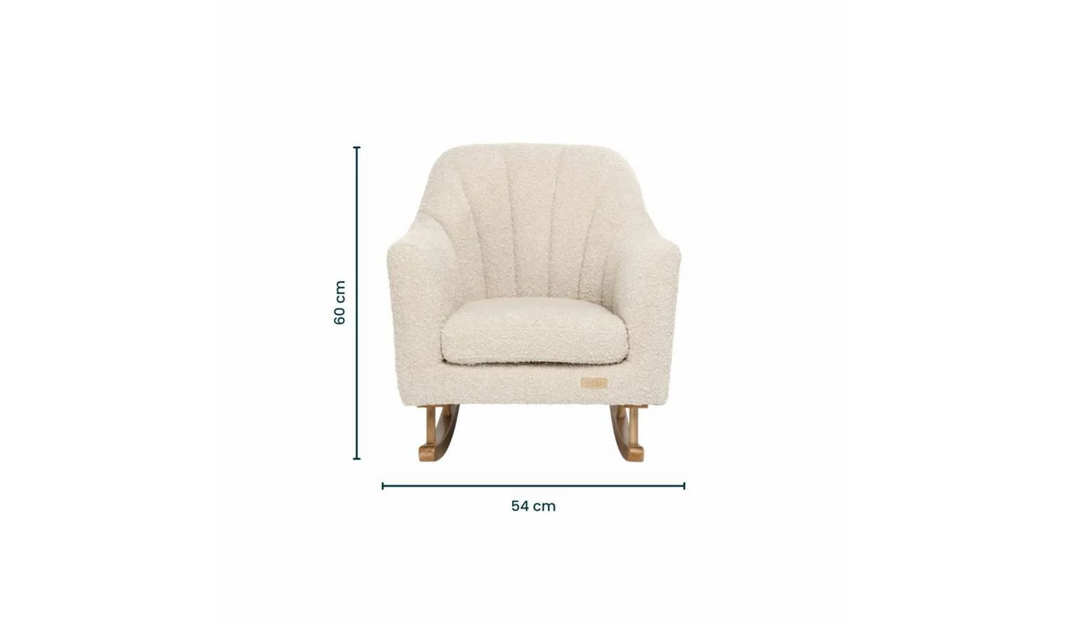 Jonah Mini Me Nursery Rocking Chair Beige Kids Childrens Bedroom Furniture - Image 5