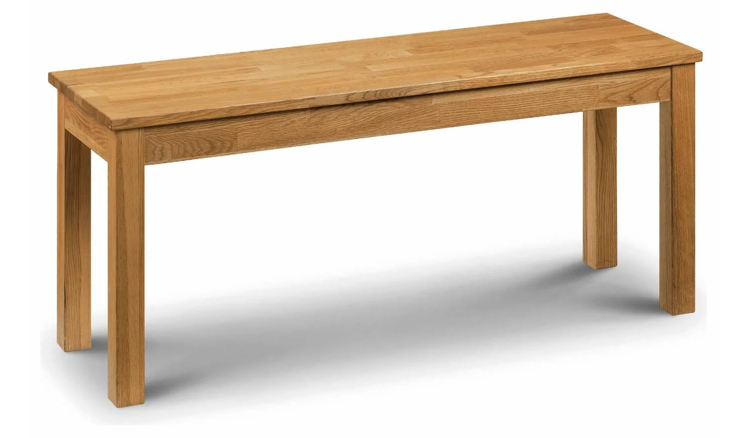 Julian Bowen Coxmoor Oak Dining Bench Natural Kitchen Furniture - Image 2