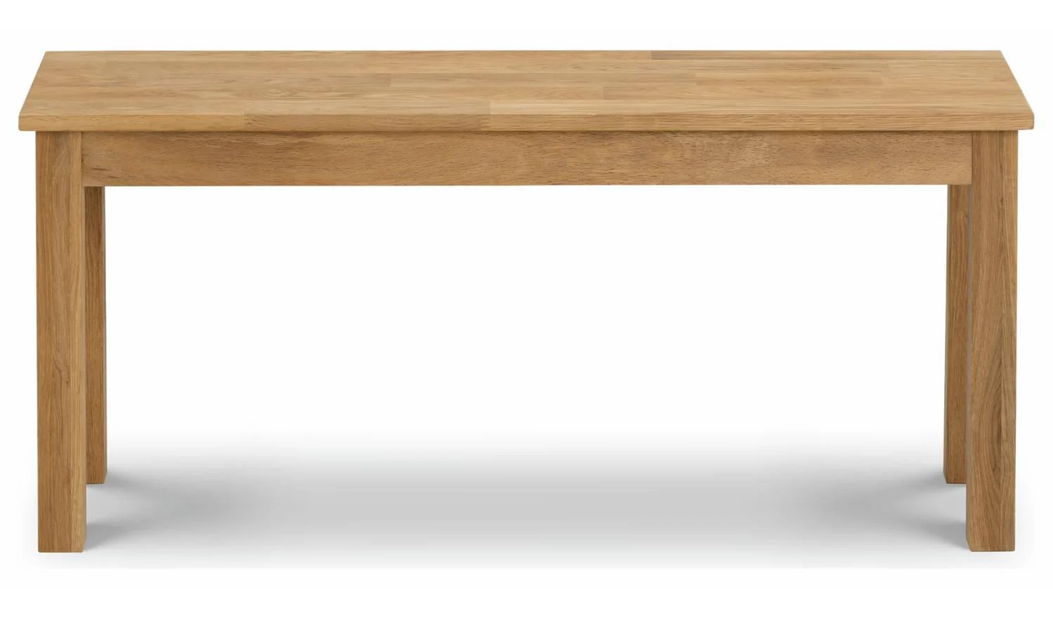 Julian Bowen Coxmoor Oak Dining Bench Natural Kitchen Furniture - Image 3