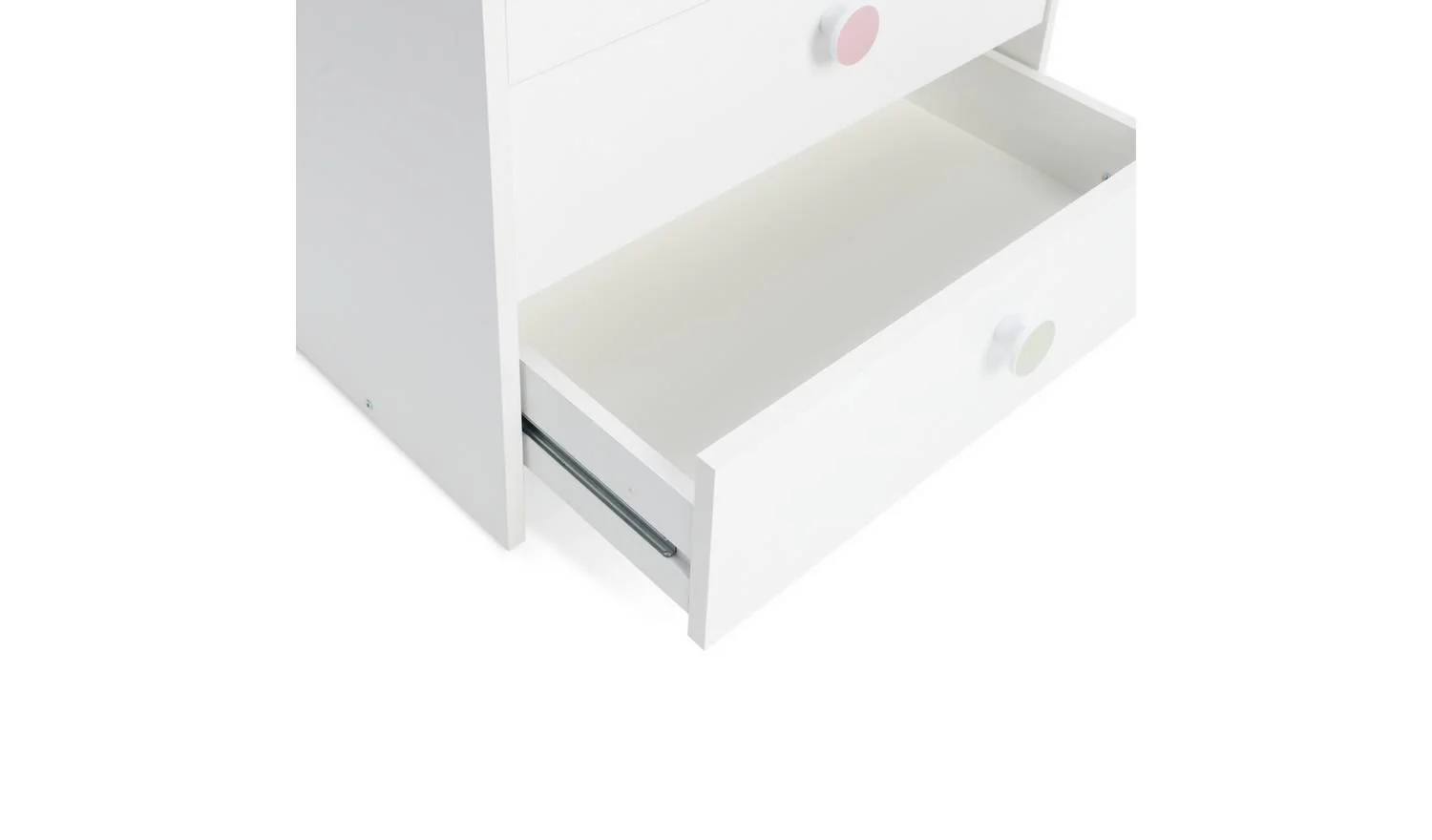 Juno 4 Drawer Chest White Storage Organiser Bedroom Furniture UK - Image 7