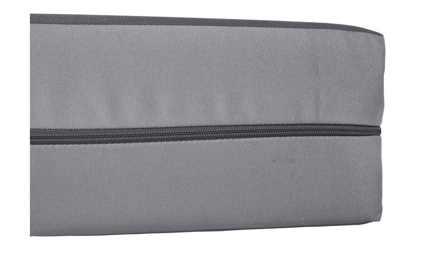 Kaikoo Double Fabric Chairbed Flint Grey Convertible Sofa Bed Guest - Image 3