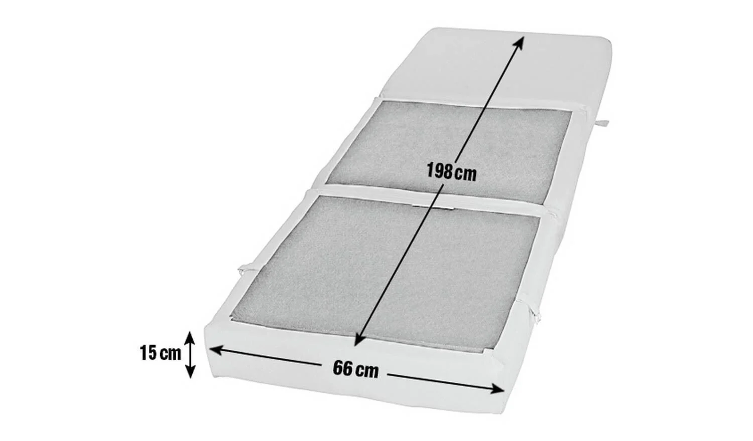 Kaikoo Single Mattress Cube Flint Grey For Small Spaces Furniture - Image 4