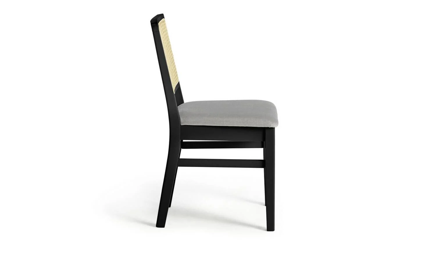 Kalle Pair of Wood Dining Chairs Black Stylish and Comfortable Seating - Image 3