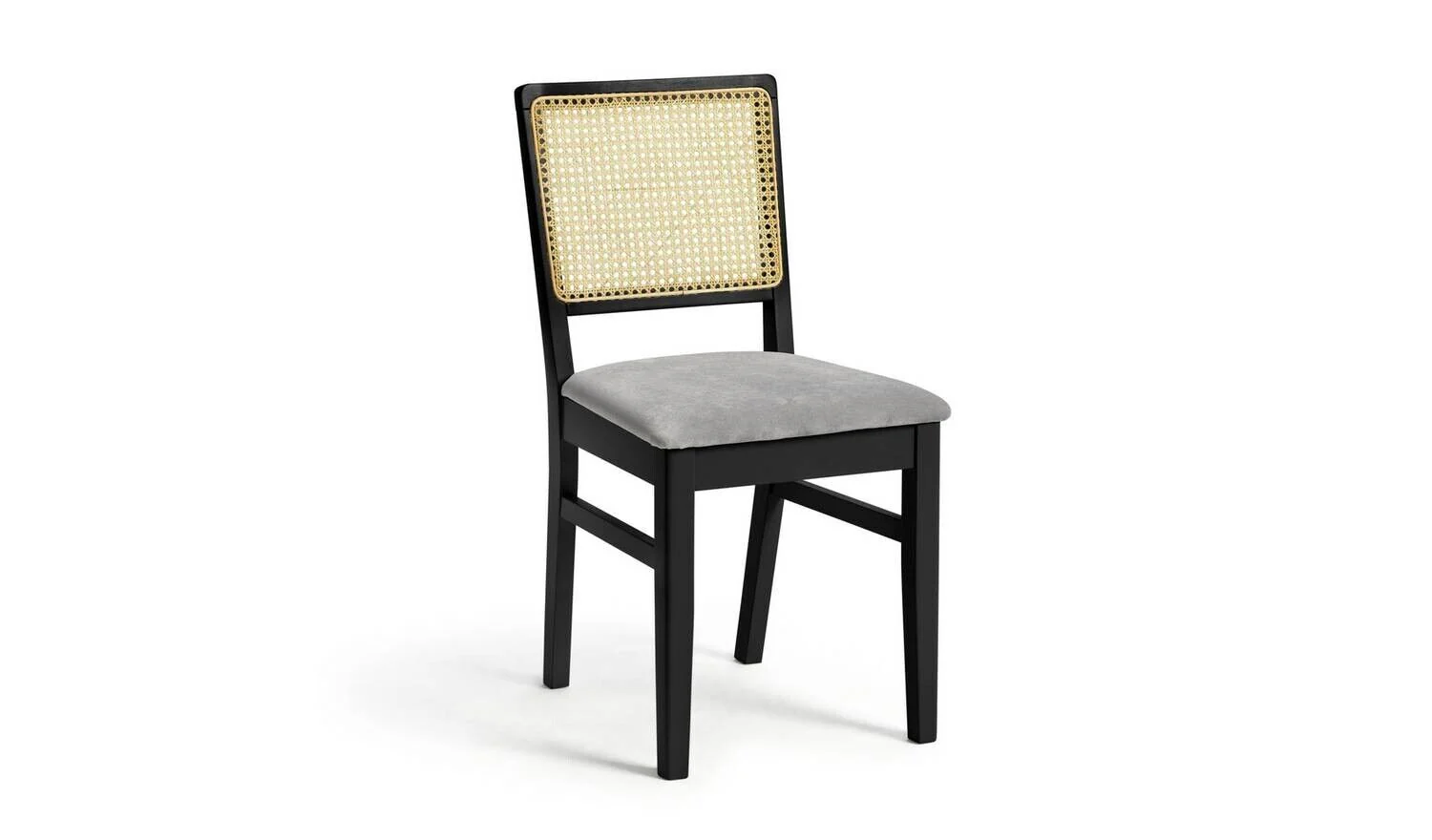 Kalle Pair of Wood Dining Chairs Black Stylish and Comfortable Seating - Image 6