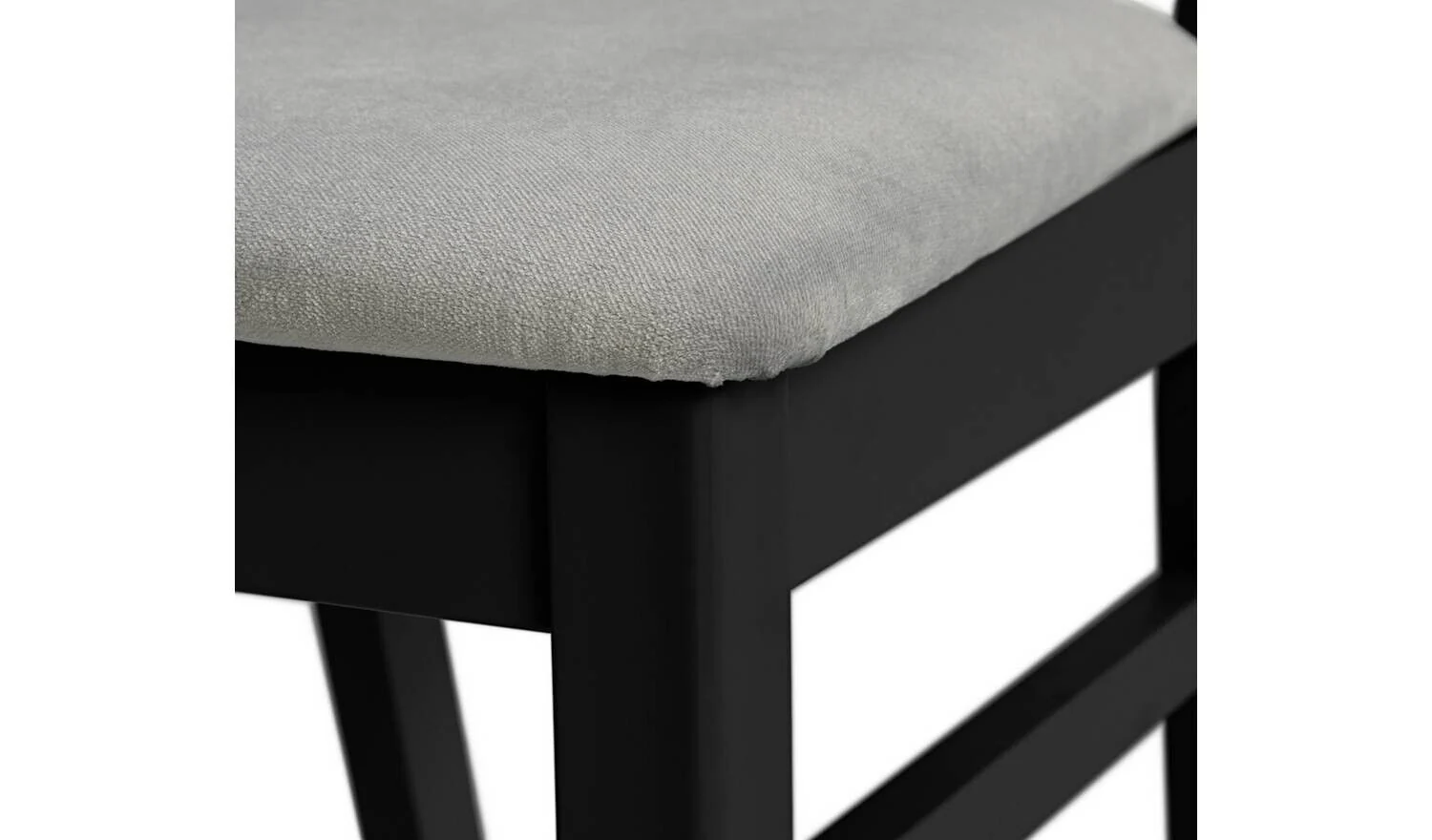 Kalle Pair of Wood Dining Chairs Black Stylish and Comfortable Seating - Image 8