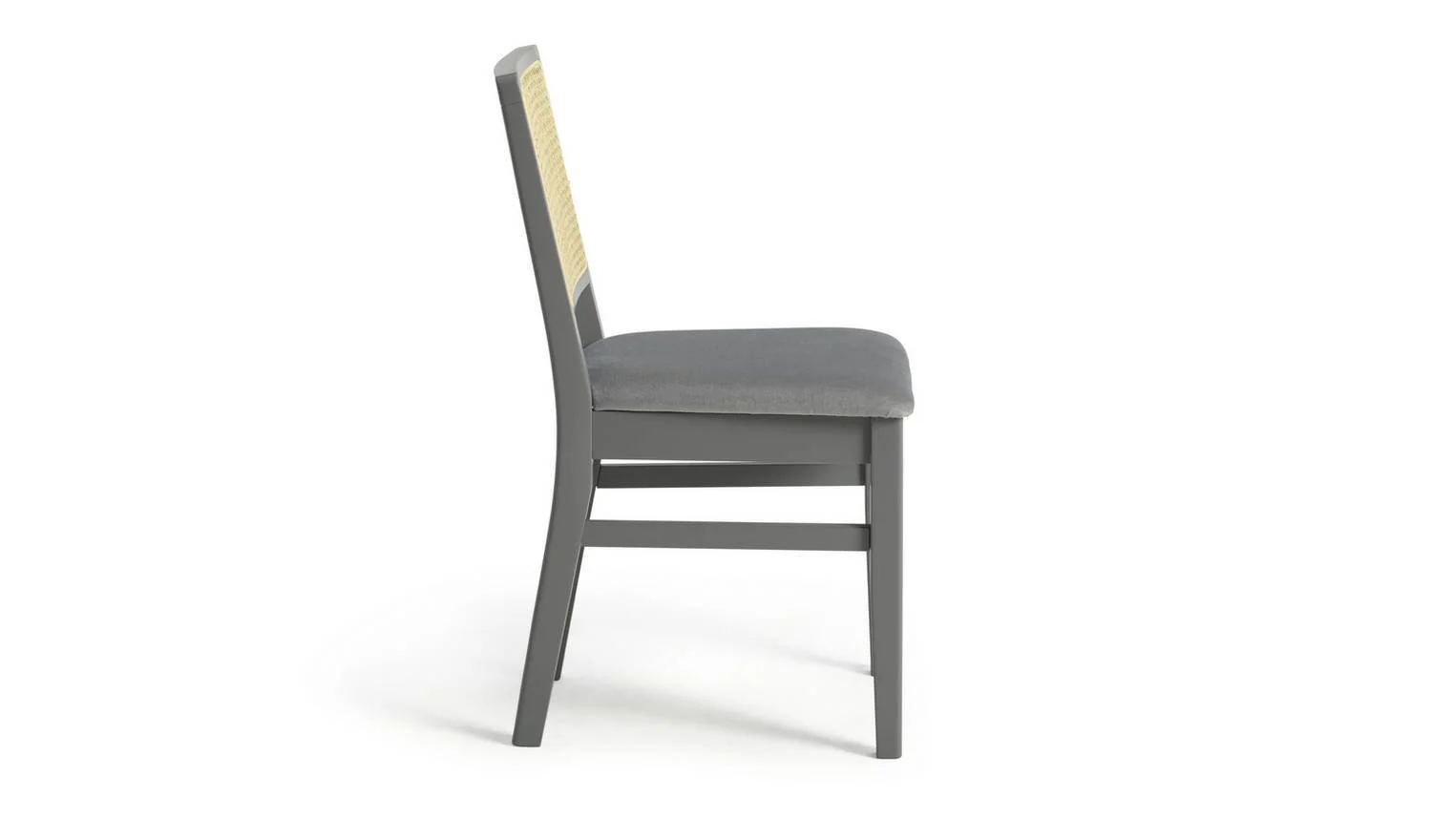 Kalle Pair of Wood Dining Chairs Grey Stylish Comfortable Seating for Dining - Image 4