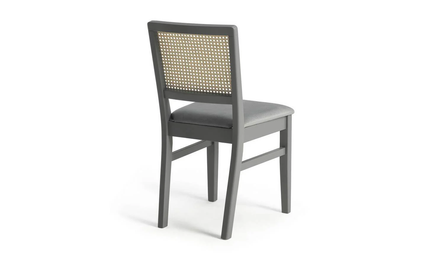 Kalle Pair of Wood Dining Chairs Grey Stylish Comfortable Seating for Dining - Image 5