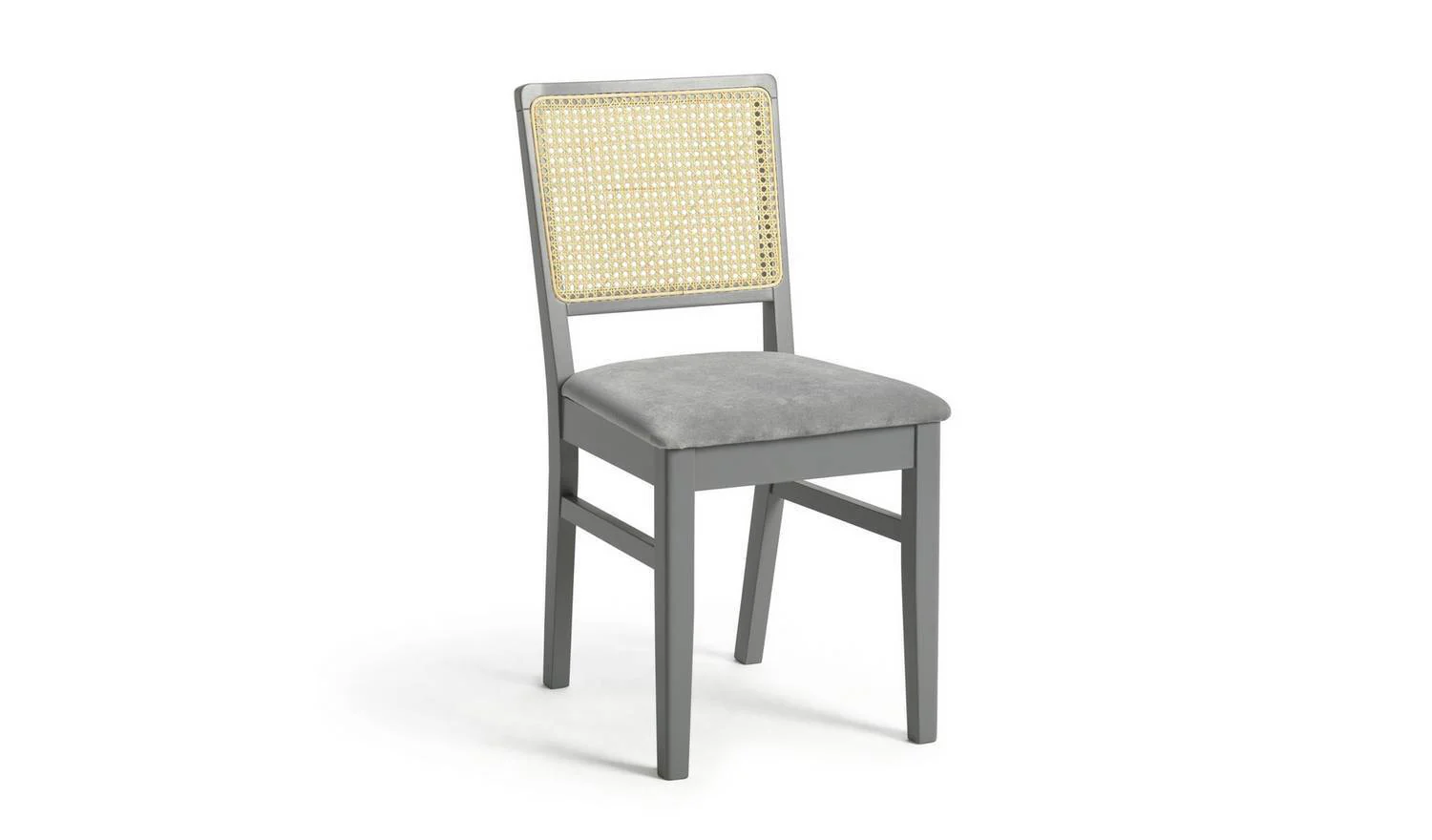 Kalle Pair of Wood Dining Chairs Grey Stylish Comfortable Seating for Dining - Image 6