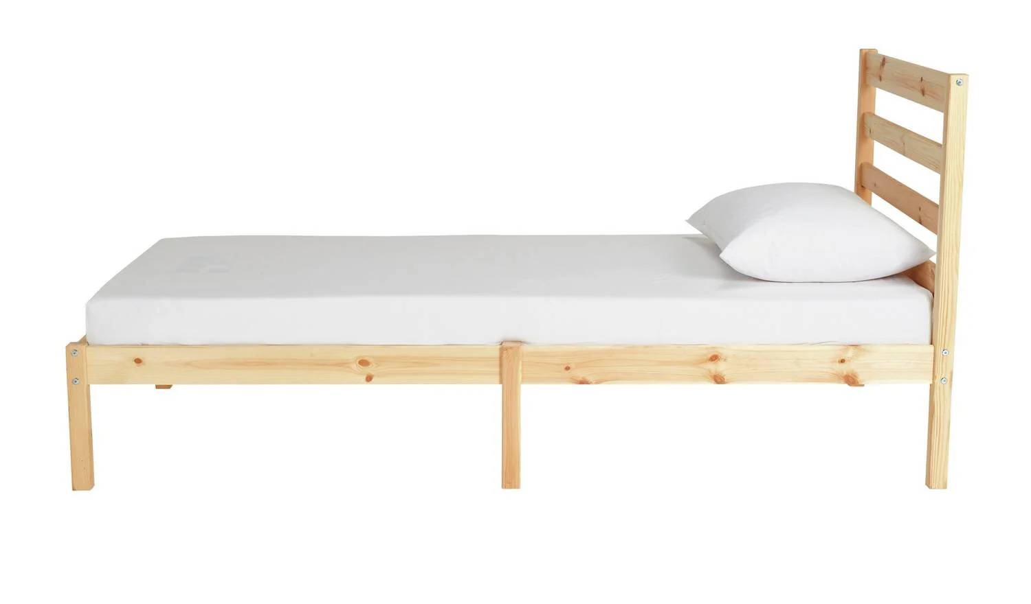 Kaycie Single Bed Frame Pine Easy Assembly Home Furniture - Image 2