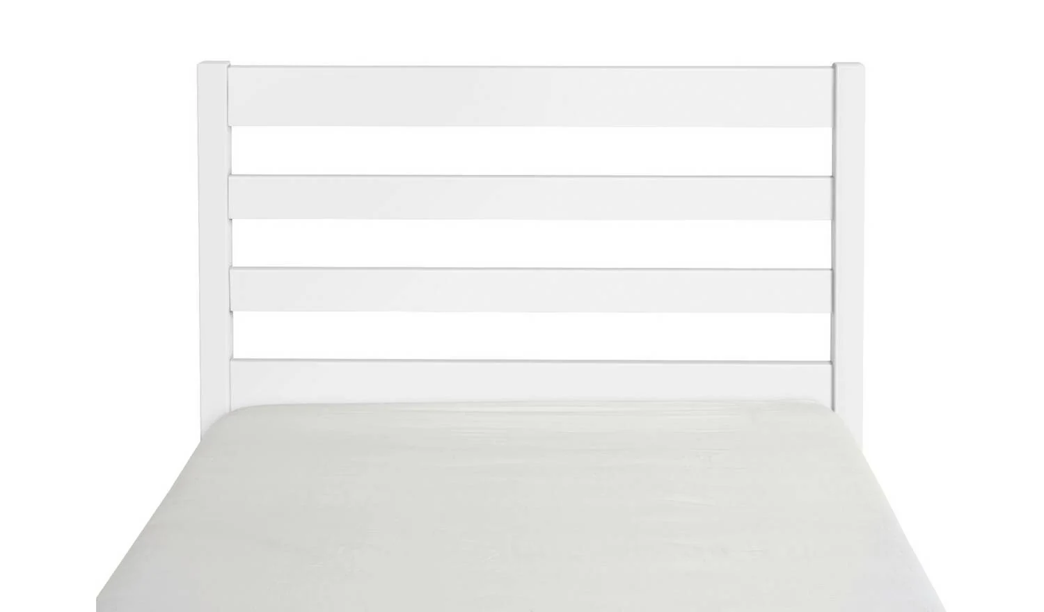 Kaycie Single Bed Frame White Kids Childrens Bedroom Furniture Modern - Image 6